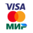 Логотипы Visa, MasterCard, Mir